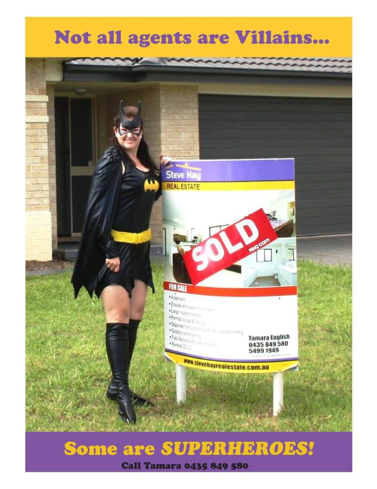 Real Estate Agent Pruple Cow